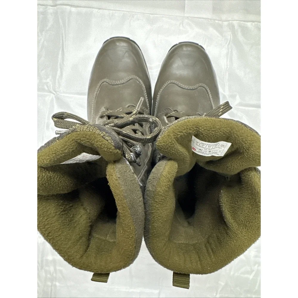 The North Face ThermoBall Eco Men's 9 Insulated‎ Winter Boots Brown/Green